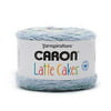 Caron Latte Cakes Self-Striping Yarn, 8.8 oz. / 250g, 530 Yards / 485 Meters (Shocking Teal 291222-22036)
