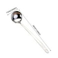 thumbnail image 3 of Clearance Sales! Aminojy Stainless Steel Kitchen Gadgets Soup Ladle, Super Sturdy Ergonomic Soup Stainless with Vacuum Ergonomic Round Handle, Durable Metal Ladle, Kitchen Lade, 3 of 5