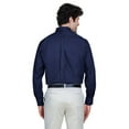 thumbnail image 2 of CORE365 88193T Men's Tall Operate Long Sleeve Twill Dress Shirt-Classic Navy-LT, 2 of 3