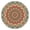 Mandala, variant on Mandala Tablecloth Fusion of Colors Pattern Waterproof Round Cover with Elastic Edges and Back for Relaxation and Meditation
