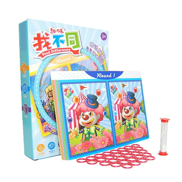 BotaniNest Focus Training And Intellectual Games For Children Find Different Cards To Let's Find Faults Kindergarten Teaching