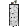 thumbnail image 2 of Sorbus Tall Storage Tower Closet Drawer Organizers, White, 2 of 6