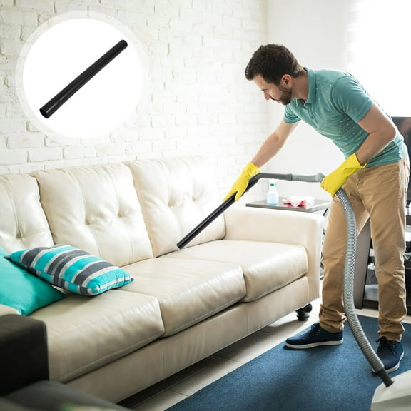 MUSEYA Universal Vacuum Tube For Connecting Straight Pipe Black PP 1Set