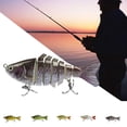 thumbnail image 3 of Naiovety Secciones múltiples 2 ganchos de garras triples cebo en forma de pez artificial anzuelo giratorio de pesca realista Pescar tres Naiovety HW4707-03, 3 of 6