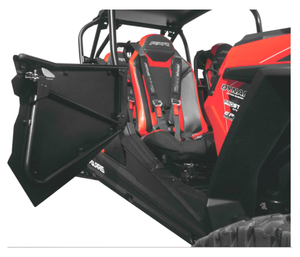 DragonFire UTV Door Kit for RZR Black 4 Door (07-1802)