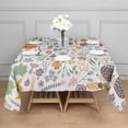 thumbnail image 3 of Fall Leaves Pumpkin Square Tablecloth,Waterproof Square Table Cover,Wipeable Spillproof Washable Table Cover for Home Kitchen Party Decor 60"x60"(152x152cm), 3 of 6