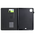 thumbnail image 2 of ELEHOLD Leather Wallet Case For iPad 6th Generation Fiber Pattern Lightweight Folio Stand Cover, Auto Sleep&Week Function, Full Body Protection, Black, 2 of 10