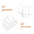 thumbnail image 2 of WHAMVOX Chest Freezer Basket White Iron Freezer Organizer Home Organization 1Pack, 2 of 7