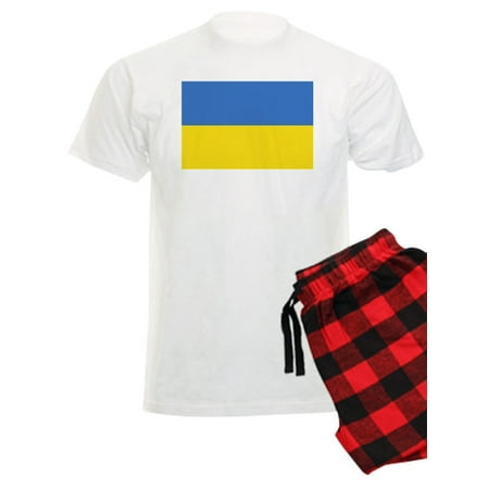 

CafePress - Ukraine Flag Pajamas - Men s Light Pajamas