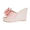 thumbnail image 1 of RKSTN Pantoufles pour Femmes Mode Décontractée Bout Rond Pantoufles Confort Plage Décontractées Semelle Antidérapante Chaussures,Pantoufles pour Femmes Intérieur Extérieur, 1 of 6