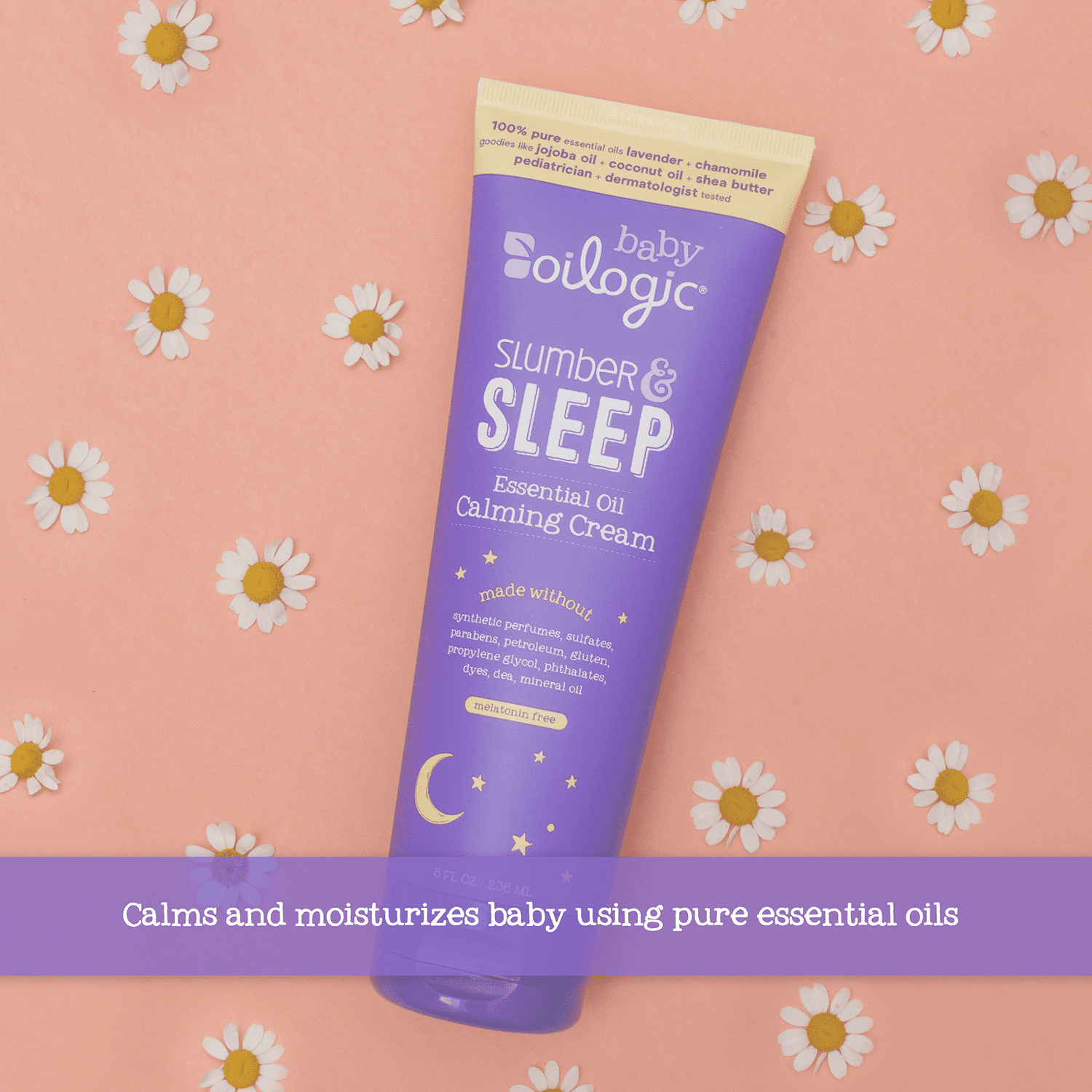 Oilogic Slumber & Sleep Calming Cream with Lavender & Chamomile, 8 fl oz