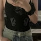 thumbnail image 4 of Traje de baño Kawaii de Hello Kitty de una pieza, Sanrio Y2K con perforación caliente, tirantes negros para chica picante, Top fino a la moda para mujer, 4 of 4