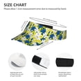 thumbnail image 3 of Daiia Lilies Flowers Pattern Sport Sun Visor Hats Visor Cap Adjustable Empty Top Baseball Cap Cotton Ball Caps for Women and Men, 3 of 7