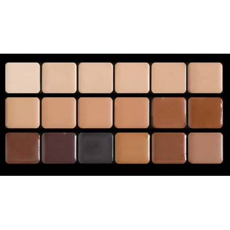 18 SHADE NEUTRAL PALETTE professional stage womens TV film wedding Creme