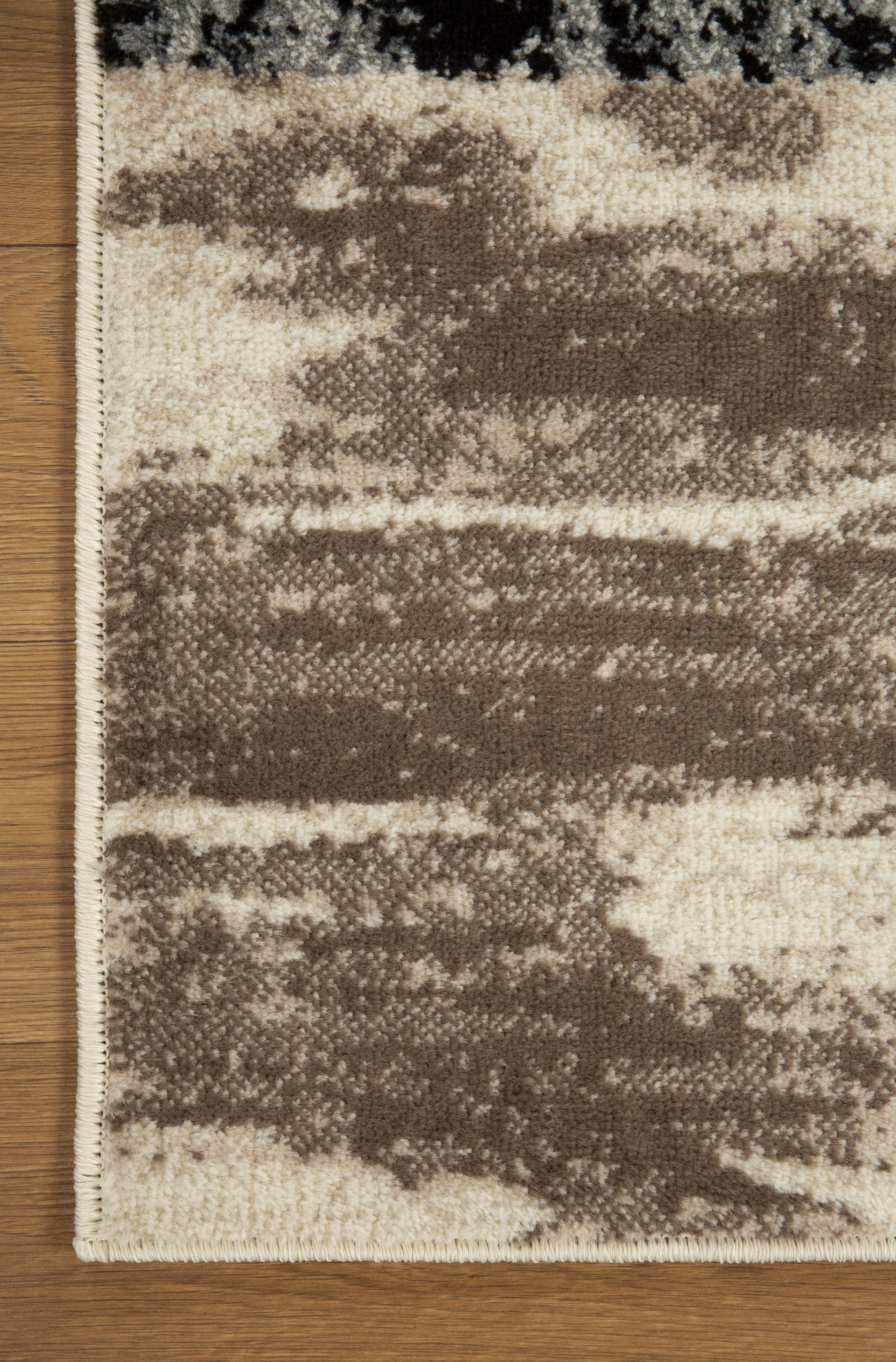 Superior Brentwood 4' x 6' Area Rug, Modern Abstract Rugs for Living Room Bedroom, Beige