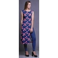 thumbnail image 4 of Bimba Printed Side Slit Straight KurtisForWomen Sleeveless Summer Kurta, 4 of 6