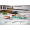 thumbnail image 6 of 2 Pack Silicone Freezer Tray with Lids, Half Cup Portion Freezing Molds, Food Storage Containers for Soup, Broth, Sauce, Meal Prep, Stackable Freezer Trays, 6 of 6