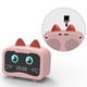 thumbnail image 1 of Reloj despertador con forma de gato de dibujos animados para niños, Altavoz Bluetooth, reloj de mesa LED, Mini reloj despertador recargable con Bluetooth, reproductor de música de bajo, 1 of 5