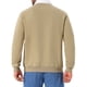 thumbnail image 3 of INSPIRAR CHIC Sudadera de Polo de Manga Larga con Cuello Contrastante para Hombre 2XL Caqui, 3 of 6
