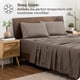 thumbnail image 2 of Bare Home Juego de Fundas de Almohada Cierre Tipo sobre, colección premium 1800, doble cepillado, ultra suave, tamaño king 20 x 40, Gris Topo, 2 Unidades, 2 of 6