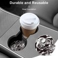thumbnail image 5 of Car Coasters 2 PCS Stone Cup Holder Marbel Unique Absorbent Ceramic Car Cup Coasters Universal Vehicle Non-Slip Car Cup Holder Coaster, 5 of 6