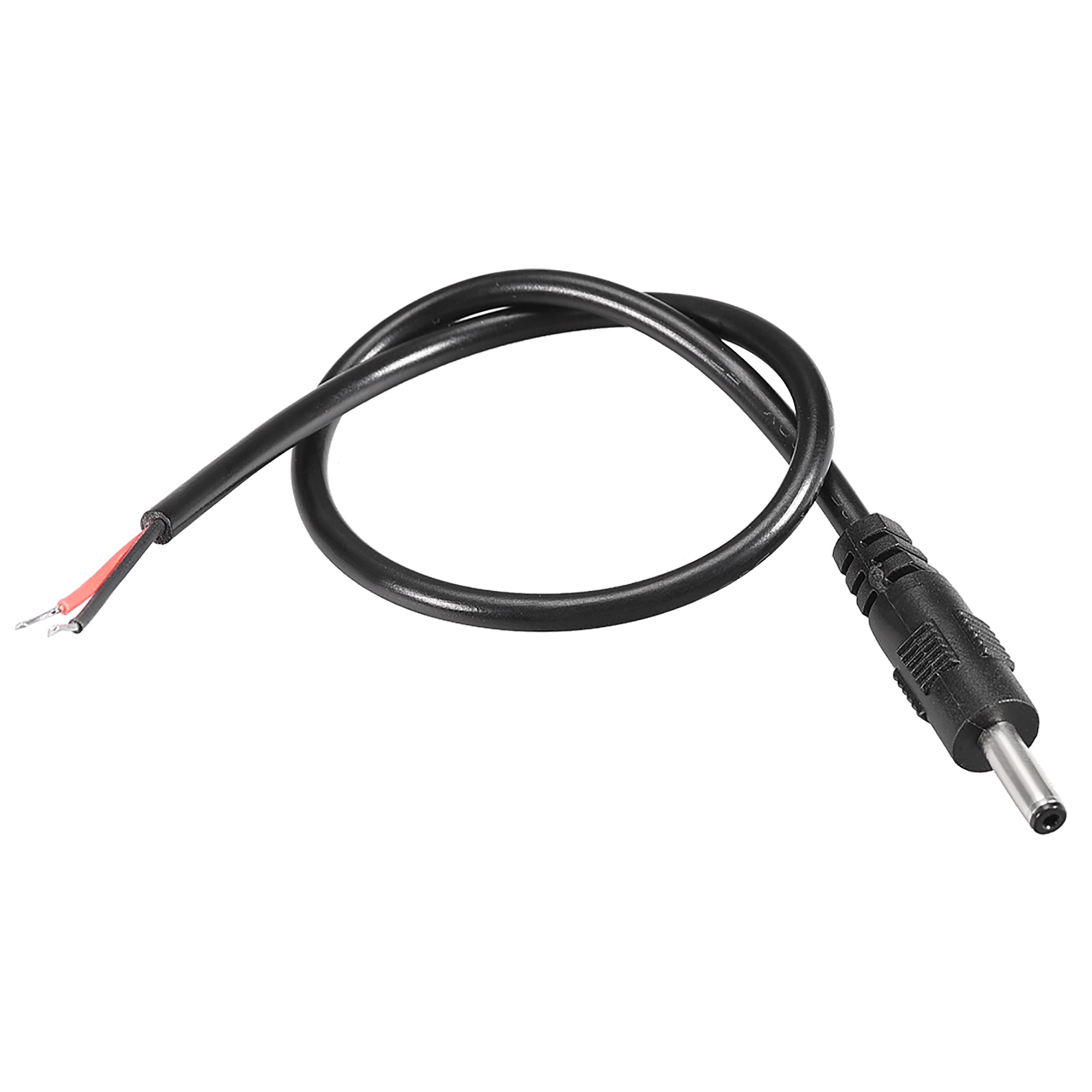 Uxcell DC Power 3.5mm x 1.35mm 1A 8AWG 30cm Length,Barrel Male Plug