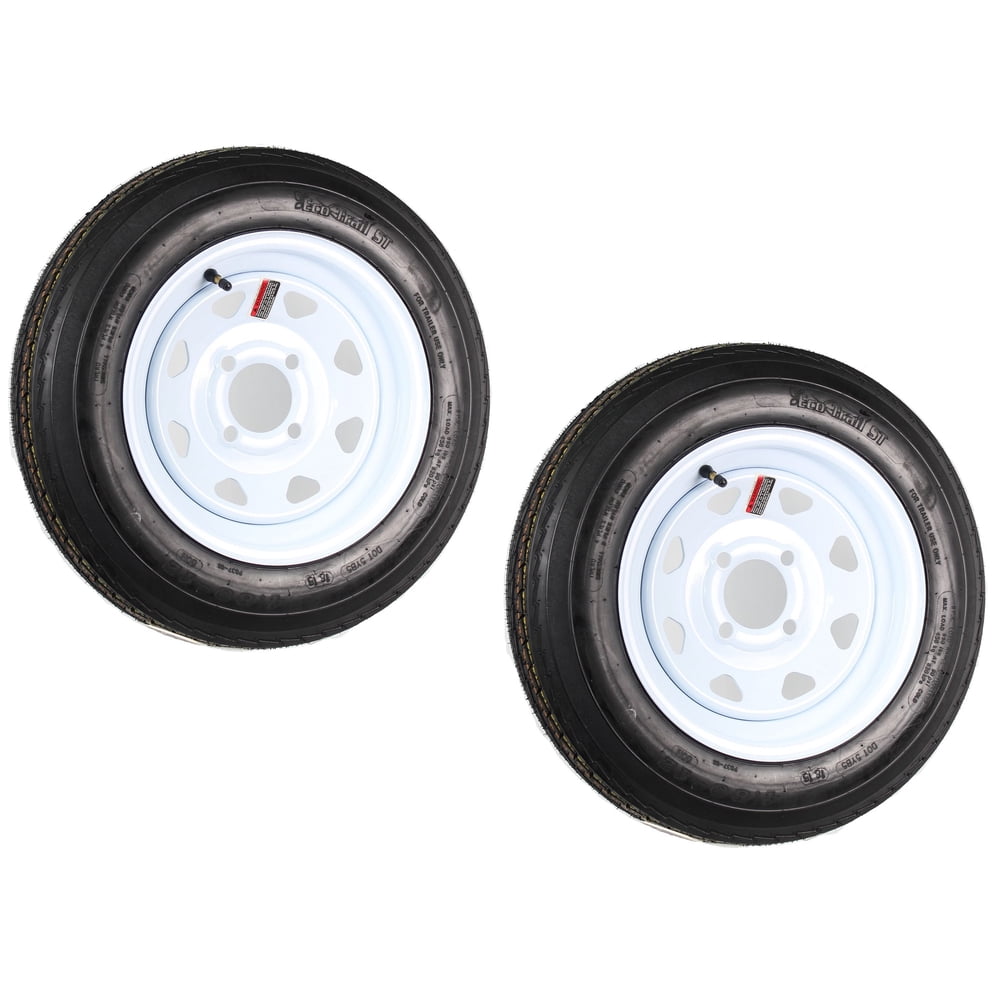 2-Pack Trailer Tire On Rim 4.80-12 12 in. Load C 4 Lug White Spoke Wheel 2-Pack Trailer Tire On Rim 4.80-12 12 in. Load C 4 Lug White Spoke Wheel Sansujyuku sansujyuku.com