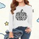 thumbnail image 1 of Blusas y camisas de cuello redondo y manga larga para niños Camisas estampadas de manga larga para Acción de Gracias Camisas lindas de cuello redondo Blusas casuales elegantes Ropa Camisas de cuello r, 1 of 5