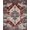 Red, Pattern 5, variant on Design&I 8'x10' Washable Area Rug Boho Throw Vintage Scroll Border Ru Door Felpudo Entryway Scatter for Dining Room, Large Office, Lounge, Snag-Free