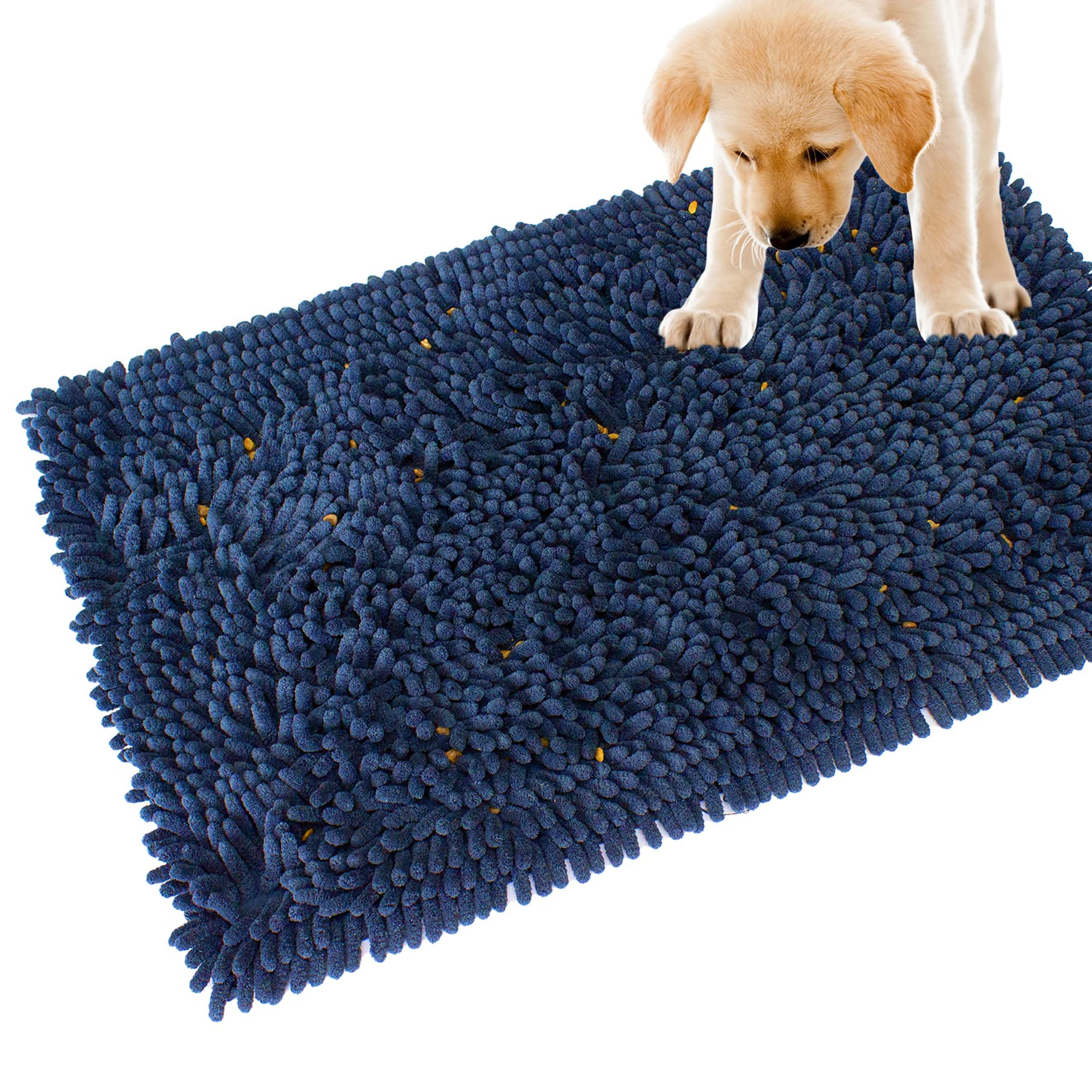 Downtown Pet Supply Snuffle Mat for Dogs, Blue 20 x 32" Sniff Mat for