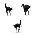 thumbnail image 4 of Bearachild Black Transform Yard In Haunted Haven With Cat Silhouette Yard Signs Silhouette Spooky Cat Kits de decoración para fiestas ABC 3 conjunto, 4 of 6