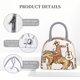 thumbnail image 4 of Fotbe Cowboy Rodeo Guitar Bolsa de Almuerzo con Estampado, Lonchera Aislada, Contenedor de Comida Reutilizable Tipo Cooler a Prueba de Fugas, 4 of 6