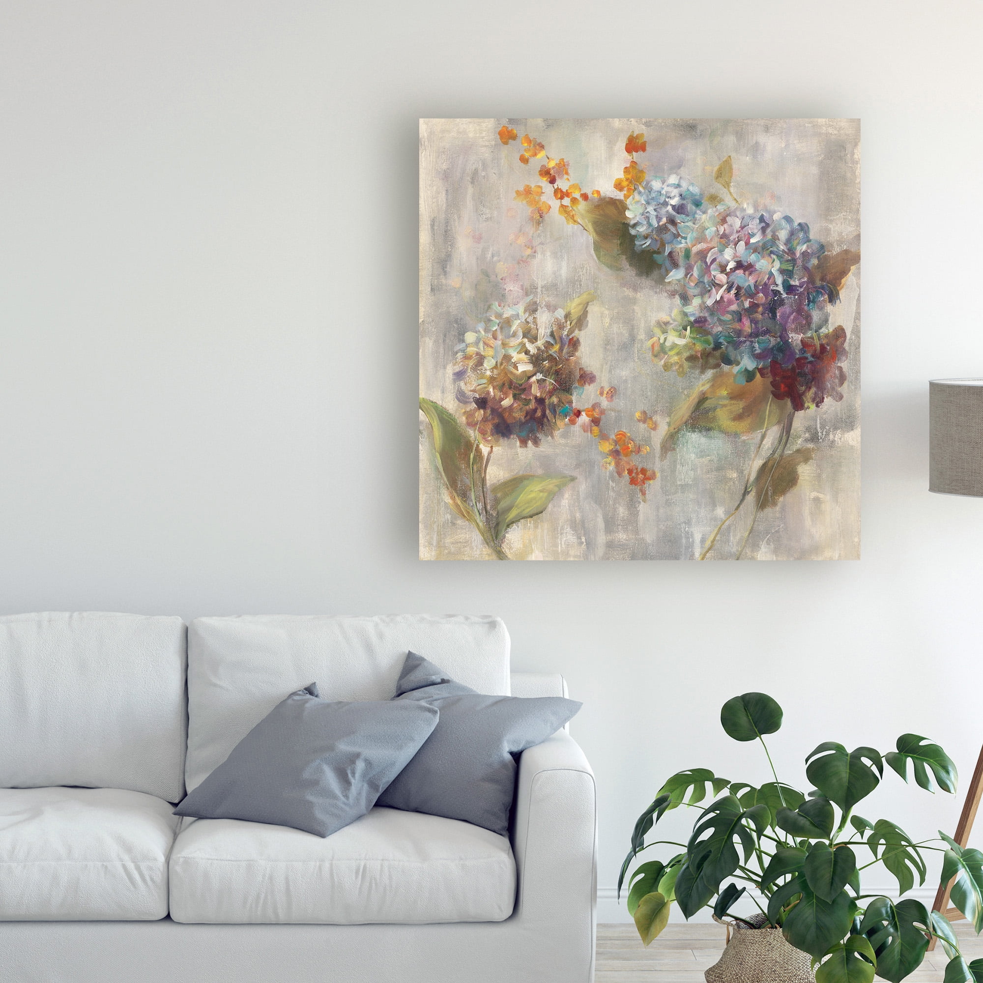 Trademark Fine Art 'Autumn Hydrangea II' Canvas Art by Danhui Nai