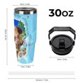 thumbnail image 2 of Donk-ey K-ong 30 Oz Tumbler with Straw, Stainless Steel Double Wall Vacuum Insulated Coffee Cup Travel Mug Gifts for Women & Men, 2 of 8