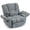 L1062-Heather Grey Chenille, variant on LITVZ Triple Motor Zero Gravity Power Lift Recliner Chair for Elderly, Extra Wide Lay Flat Recliner with Lifts Vertically, Legs Elevated Above The Heart, Heat Massage, Arm Storage & Cup Holders