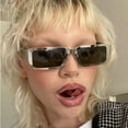 thumbnail image 3 of Sunglasses Women Men Mirror Rectangle Vintage Sun Glasses Metal Shades Uv400, 3 of 7