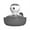 Grey, variant on CMrtew Automatic Dish Scrubber Brush with Soap Dispenser Pressurized Liquid Dishwasher Brush for Non-Stick Pans, Steel Pots & Pans | Ergonomic Non-Slip Grip