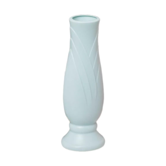 CoudarTitie Flower Vase Plant Pot Elegant Floral Arrangement Ornament Tall Bud Vase Flower Holder for Cafe Bedroom Home Desktop Office Green