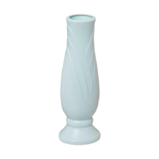 Jarrón de flores, adorno único, moderno, elegante, estético, jarrón de flores decorativo. Verde