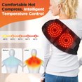 thumbnail image 4 of 3-in-1 Cordless Heated Waist Belt with Red Light & Vibration, Portable Lower Back Comfort Wrap with Digital Display and Adjustable Fit, Personal Wellness Device, 4 of 7