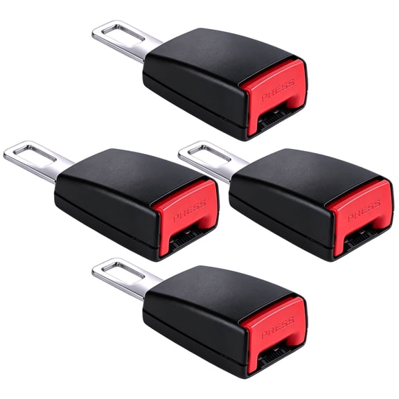 Riverwind 4 Pack 4.7-inch Seat Belt Buckle Extender for Cars, Car Seatbelt Buckle Extension Buckle Up (7/8" Tongue Width)