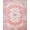 Pink Ivory, Pattern 13, variant on ODIKA 8'x10' Washable Area Rug Mauve Dusty Vintage Distressed Trellis Scroll Border Boho Motifs for Living Room, Under Sectional, Family , Durable, Non-Slip