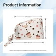 thumbnail image 2 of Scrub Caps Women Men, milk tea No.804 Adjustable Working Caps, Turban Hat Cleaning Working Cap with Sweatband, Elastic Bandage Tie Back Nurse Cap, 2 of 5