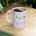 thumbnail image 5 of BeABetterHumanStore Cool Coffee Cat Dad Mug Ceramic Designer Cups 11oz Gift Dishwasher Safe, 5 of 12