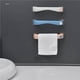 thumbnail image 5 of Toystoory Estante de almacenamiento para barra de toallas montado en la pared, estante organizador de toallas de baño autoadhesivo resistente al Almacenamiento y organización del hogar, 5 of 6