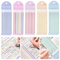 thumbnail image 3 of PET Long Striped Convenience Stickers For Students Fluorescent Notes Hot S4, 3 of 8
