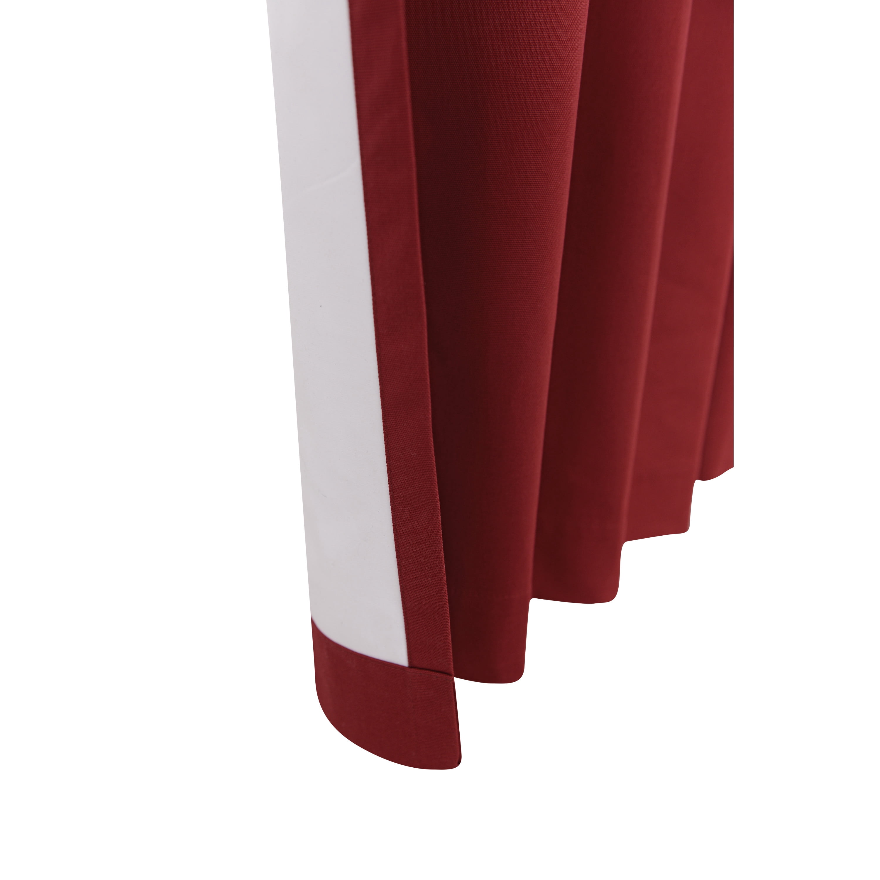Winmate Insulated Cotton Tab Top Curtain Panel - Pair each 40" x 95" in Burgundy