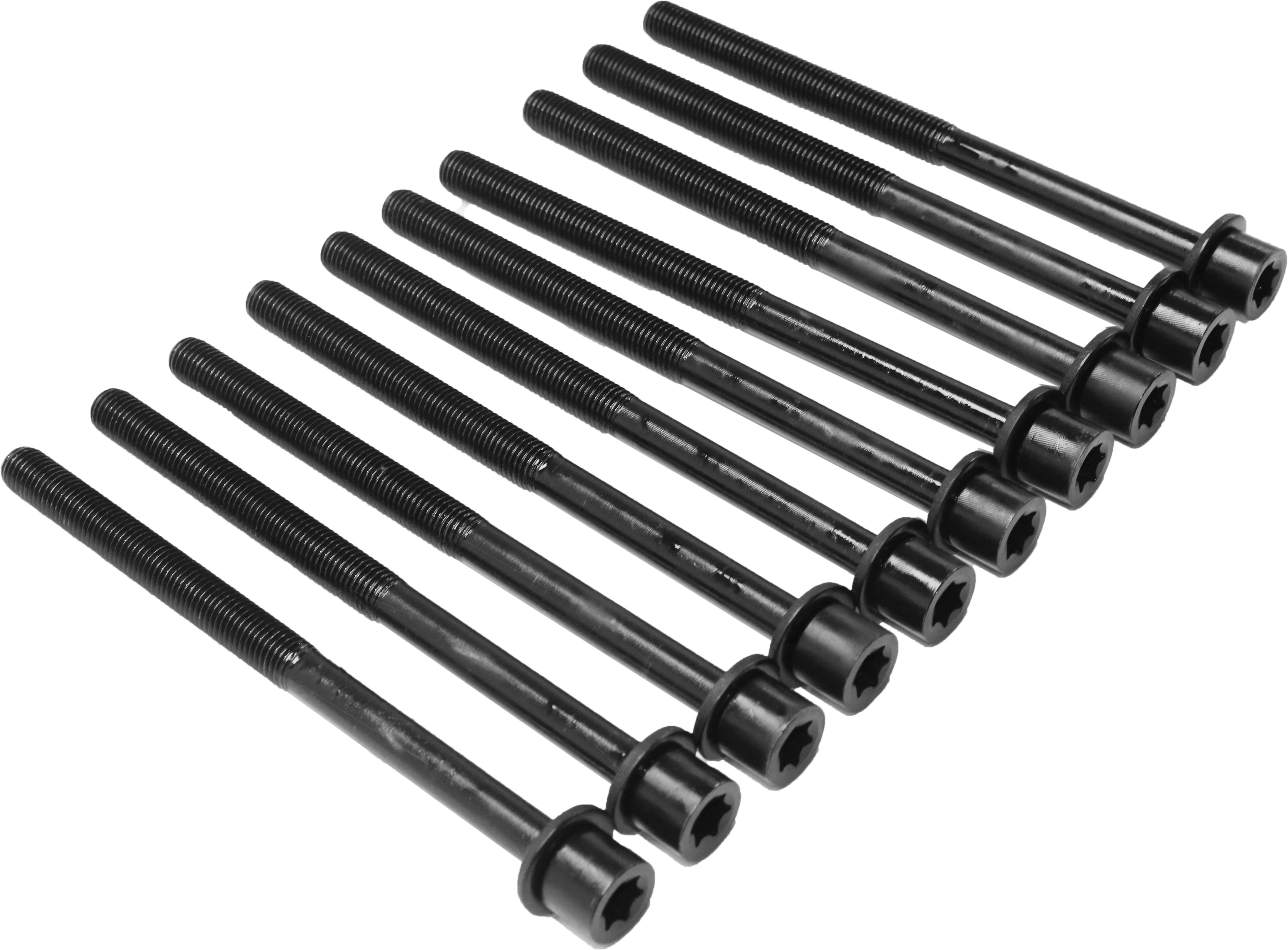 Cylinder Head Bolt Compatible with 2011-2014 Chrysler 200 2008-2014 Dodge Avenger 4Cyl 2.4L Set of 10