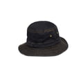 thumbnail image 4 of WITHMOONS Denim Bucket Hat Pocket Fishing Travel Sun Washed Cap DWB1452 (Black), 4 of 5