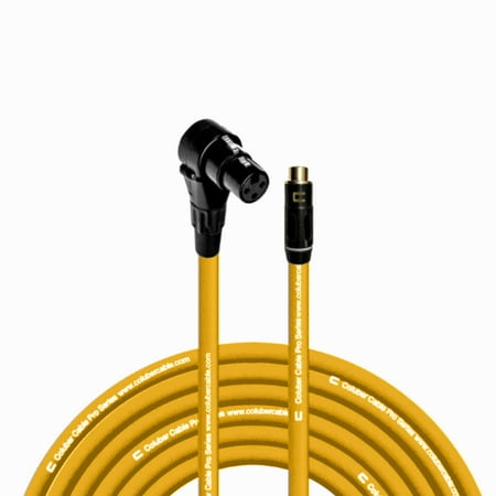 Coluber Cable Right Angle XLR Female - RCA Female 3-Pin Microphone Connector